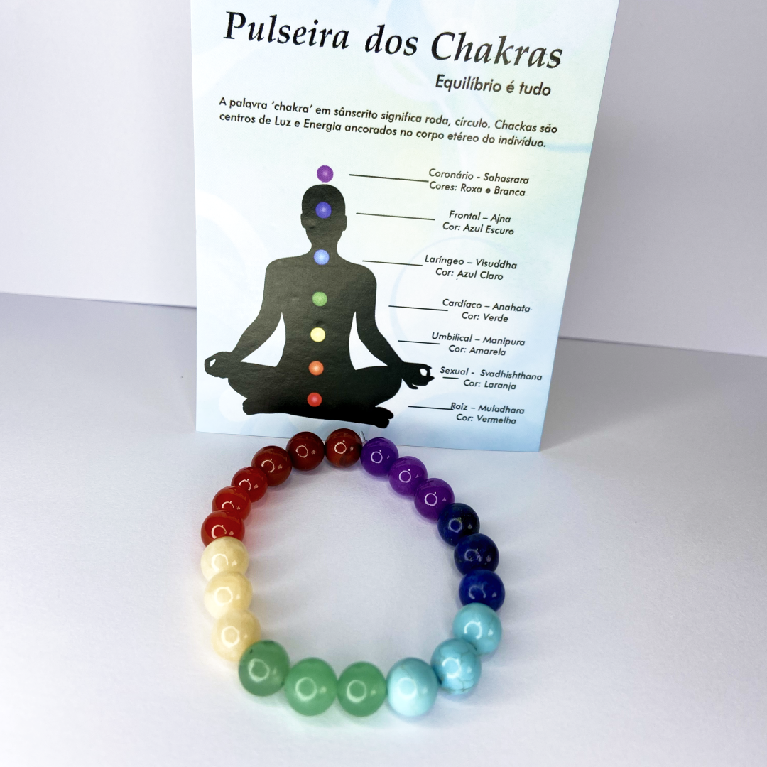 Volcanic 7 Chakra Bracelet